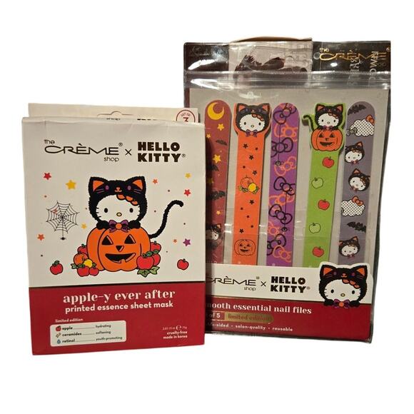 The Crème Shop x Hello Kitty Halloween - Sheet Mask & Nail File Kit Set - Picture 1 of 1